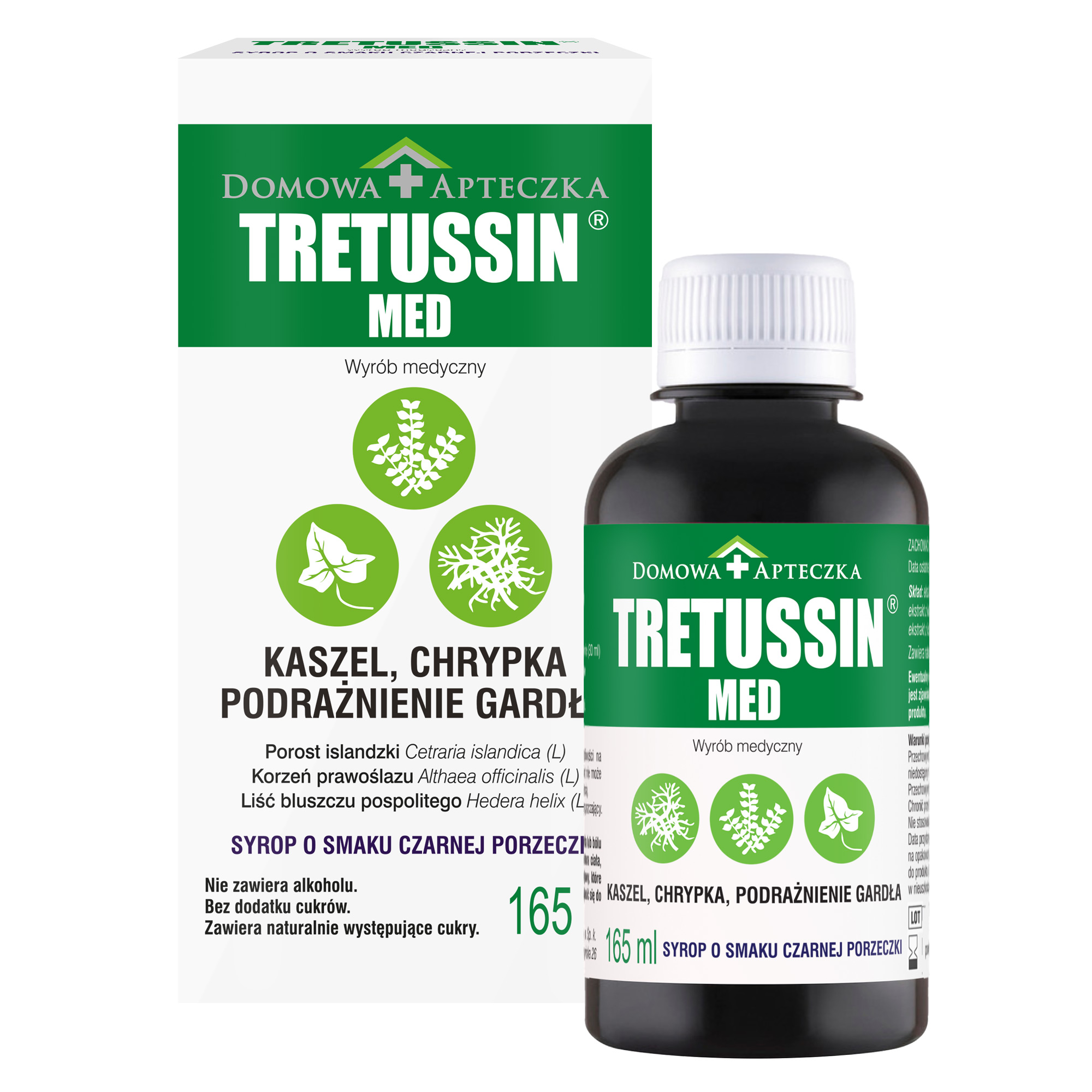 Tretussin Med syrop o smaku czarnej porzeczki 165 ml zdjęcie