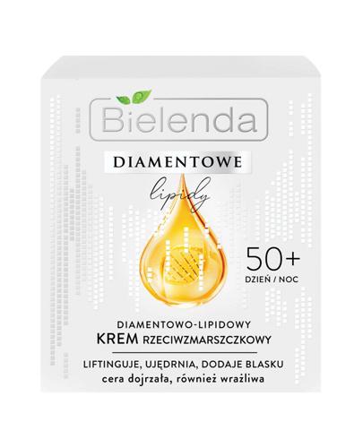 Bielenda Diamentowe Lipidy Diamentowo-Lipidowy Krem przeciwzmarszczkowy 50+ dzień/noc, 50 ml cena, opinie, stosowanie zdjęcie