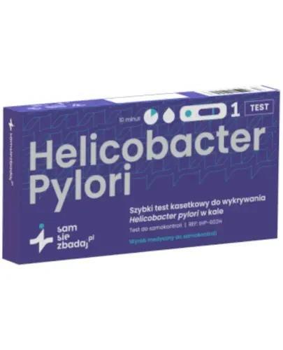 SamSięZbadaj.pl Helicobacter Pylori Szybki Test kasetkowy 1 sztuka zdjęcie