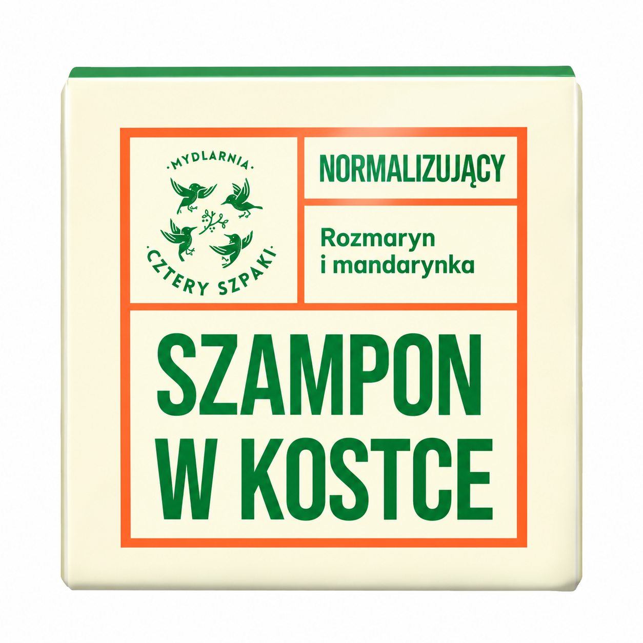 Mydlarnia Cztery Szpaki Normalizujący szampon w kostce, 75 g zdjęcie