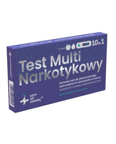 Samsiezbadaj.pl, Test Multi narkotykowy 10w1, 1 szt zdjęcie