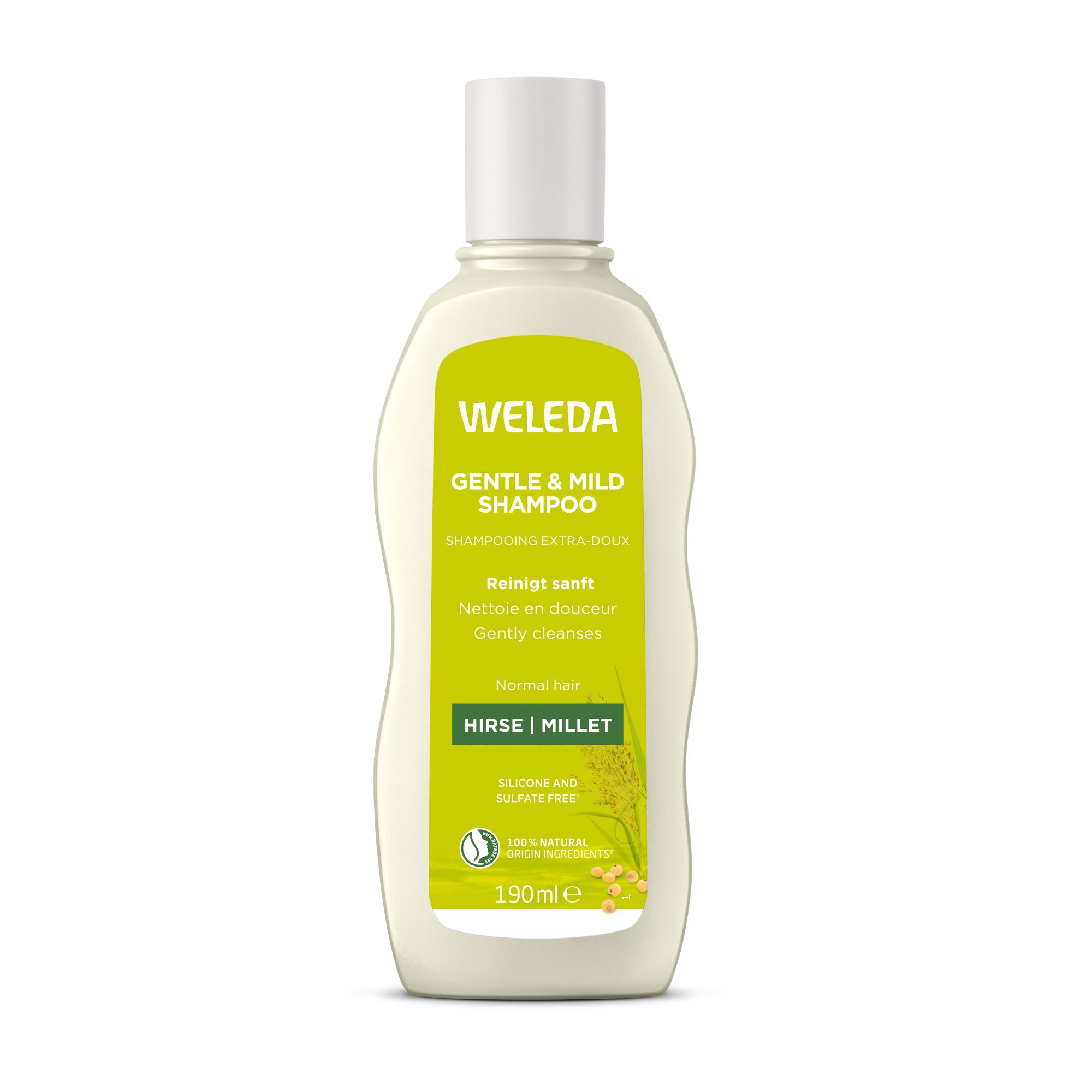 Weleda odżywczy szampon z prosem do włosów normalnych 190 ml zdjęcie