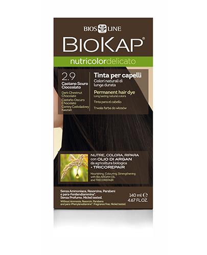 BioKap Nutricolor Delicato Farba do włosów 2.9 Ciemny Czekoladowy Kasztan - 140 ml zdjęcie