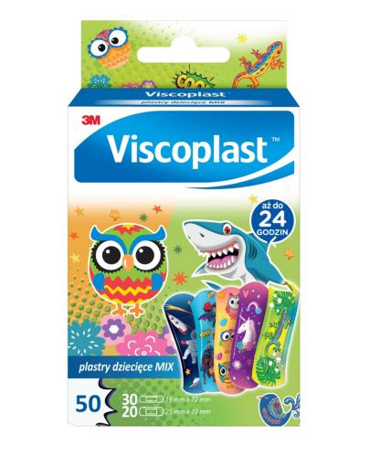 Viscoplast plastry dziecięce Mix 2 rozmiary 50 sztuk zdjęcie