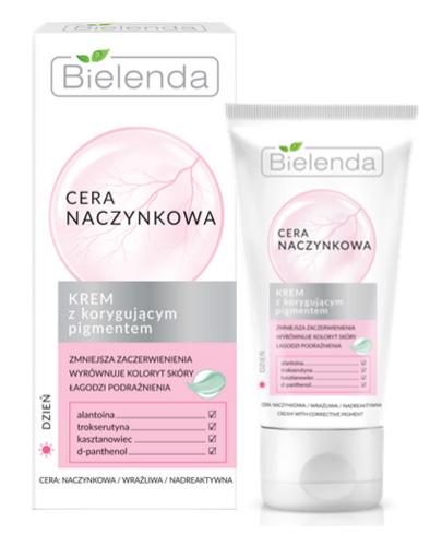 BIELENDA Cera naczynkowa Krem z korygującym pigmentem - 50 ml - cena, opinie, właściwości zdjęcie