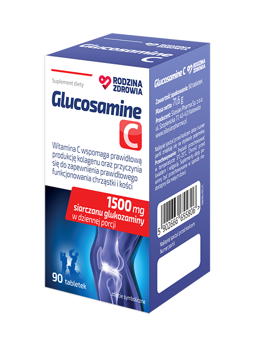 Rodzina Zdrowia Glucosamine C 90 tabletek zdjęcie