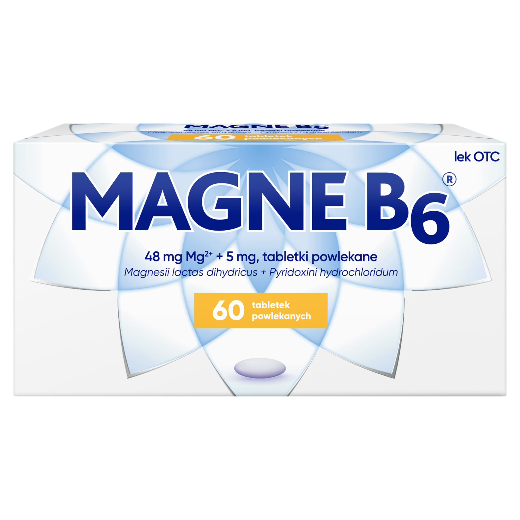 Magne B6 (48 mg + 5 mg), 60 tabletek powlekanych zdjęcie