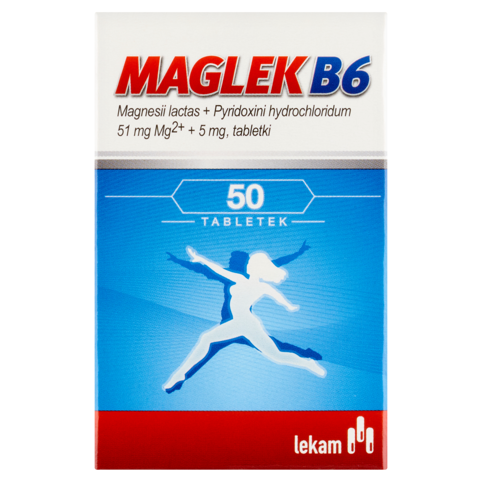 Maglek B6 500 mg + 5 mg 50 tabletek zdjęcie