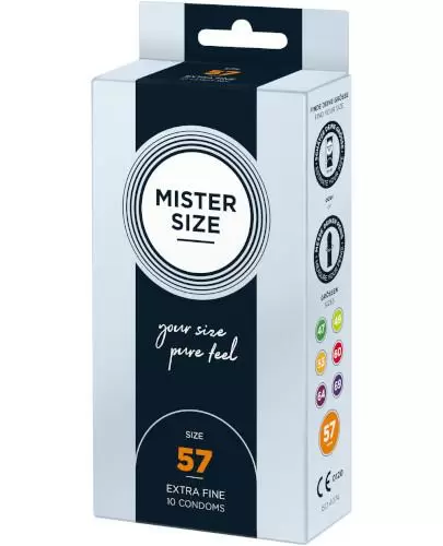 Mister Size prezerwatywy 57 mm 10 sztuk zdjęcie