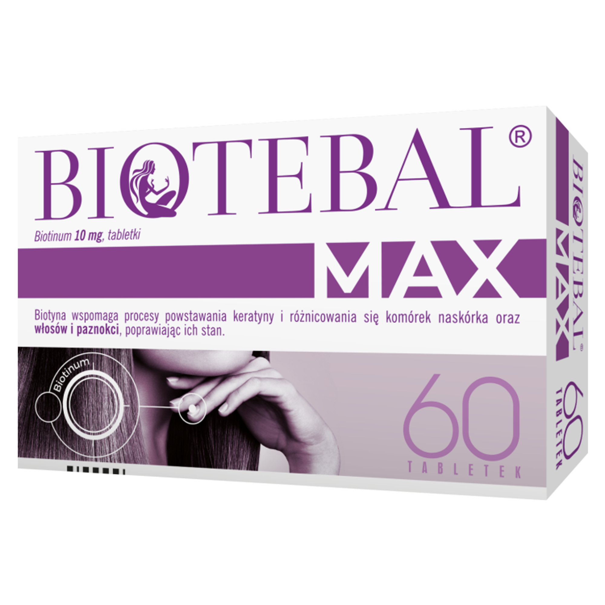 Biotebal Max 10 mg 60 tabletek zdjęcie