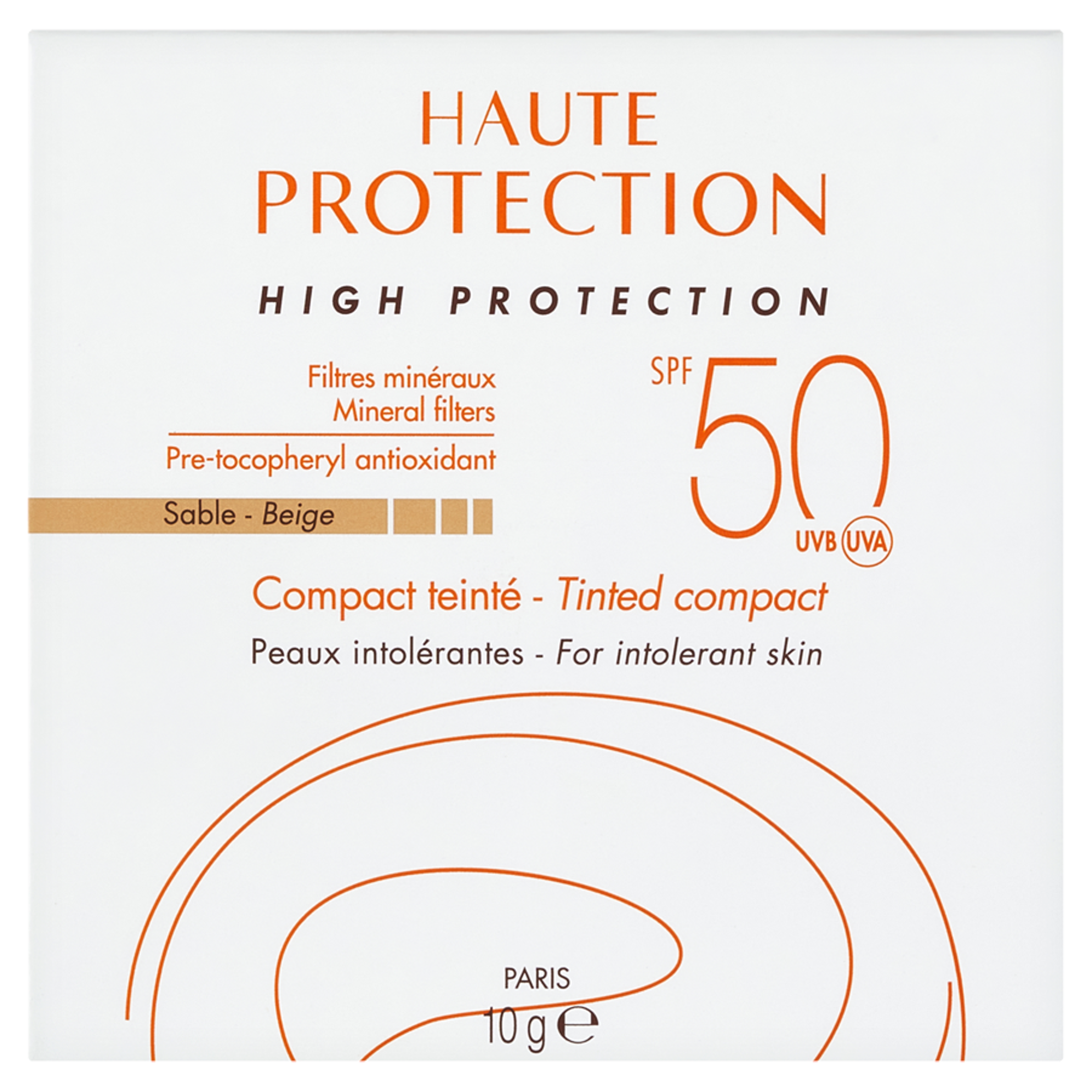 AVENE Bardzo wysoka ochrona przeciwsłoneczna Podkład SPF50 Beżowy, 10 g zdjęcie