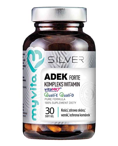 MyVita Silver  Witamina Adek Forte, 30 kaps., cena, opinie, składniki zdjęcie