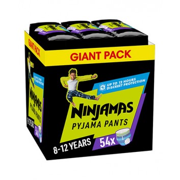 Pampers Ninjamas Pants 8-12 lat 54 sztuki Chłopiec