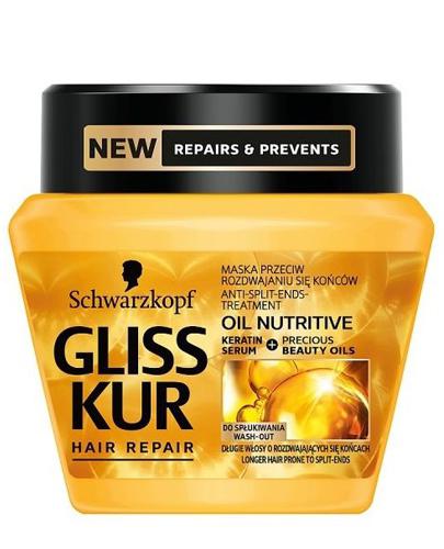 Gliss Oil Nutritive Maska odżywcza 2w1 - 300 ml - cena, opinie, wskazania zdjęcie