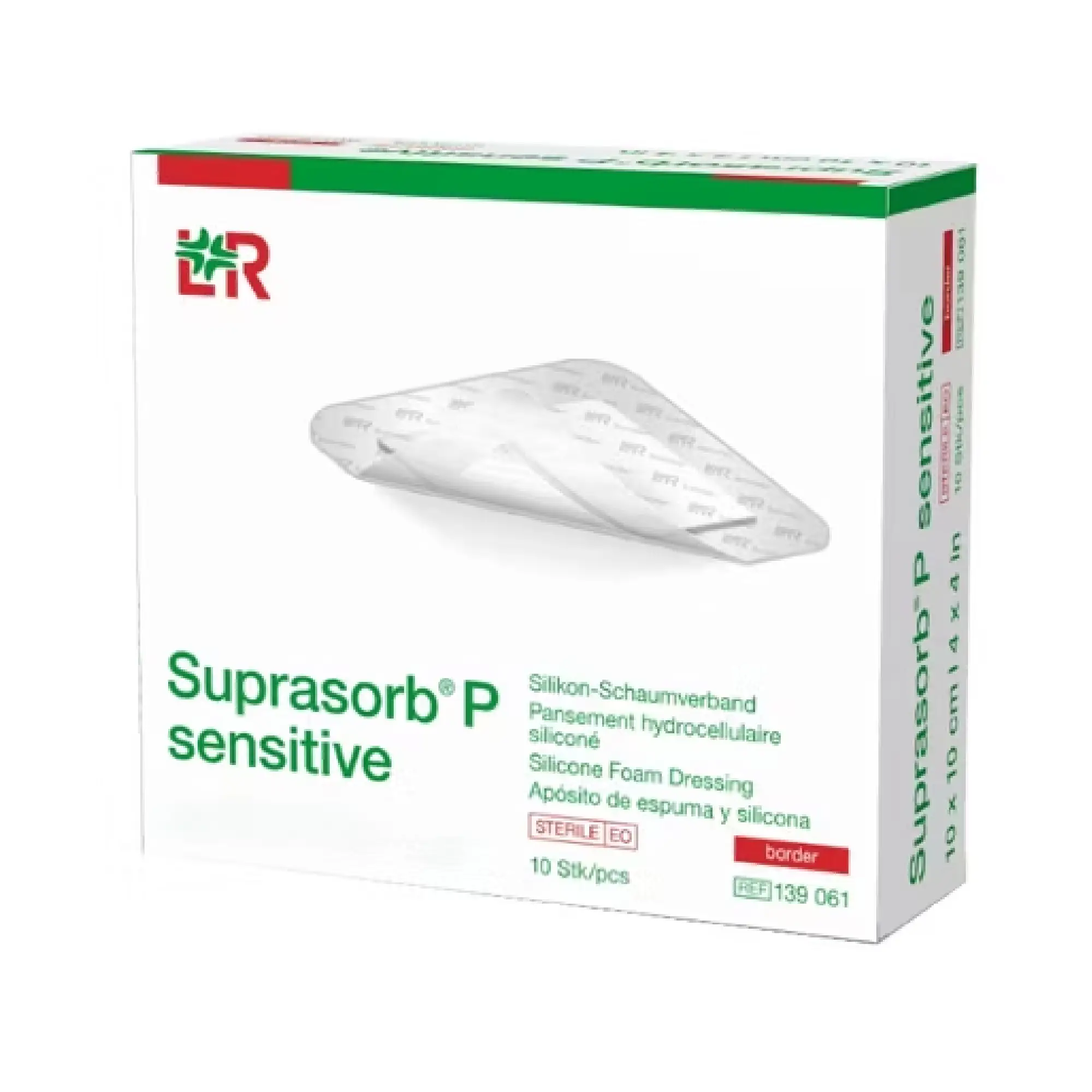 Suprasorb P Sensitive Border Opatrunek 7,5 x 8,5 cm - 1 szt. zdjęcie