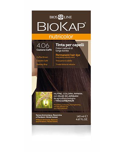 BioKap Nutricolor Farba do włosów 4.06 Kawowy Brąz - 140 ml - cena, opinie, właściwości zdjęcie
