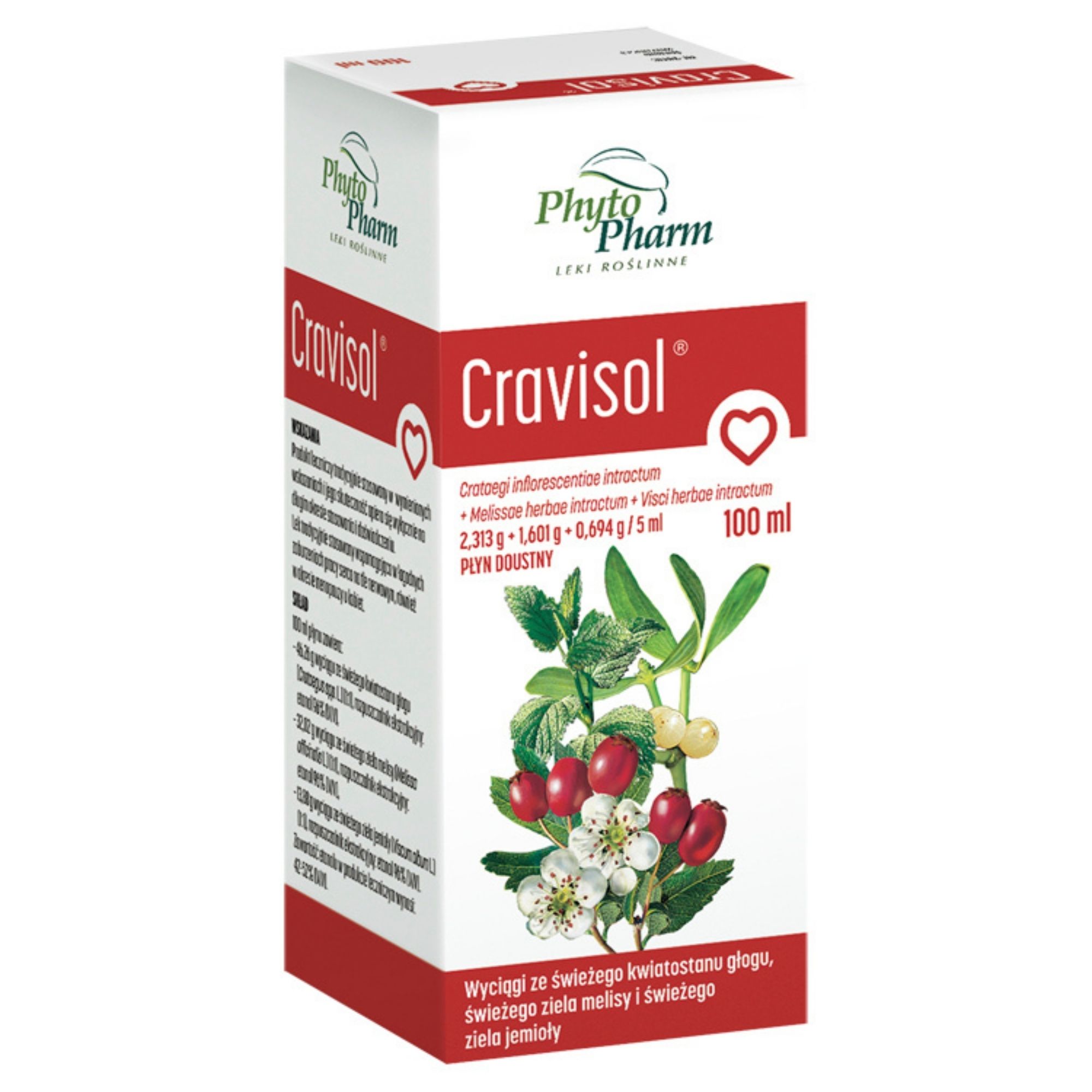 Cravisol (0,46 g + 0,322 g + 0,138 g)/ml, płyn doustny, 100 ml zdjęcie