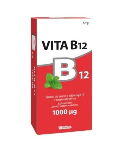 Vita B12 1000 mcg, 100 tabletek do ssania zdjęcie