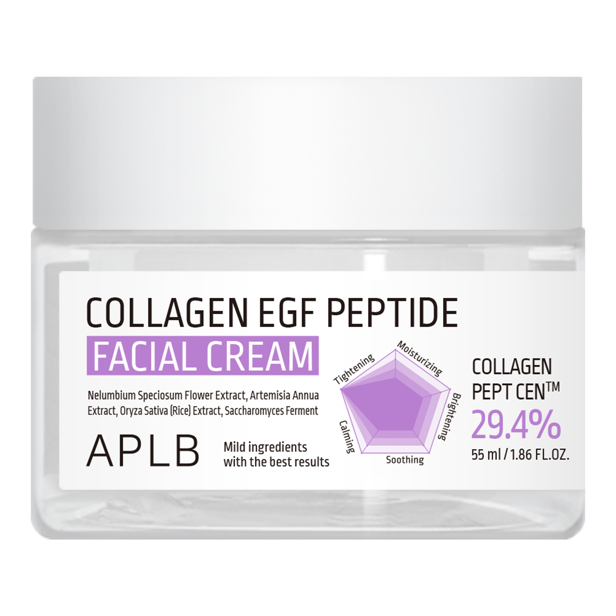 APLB Collagen EGF Peptide Facial Cream Krem ujędrniający do twarzy z kolagenem i peptydami EGF, 55 ml zdjęcie