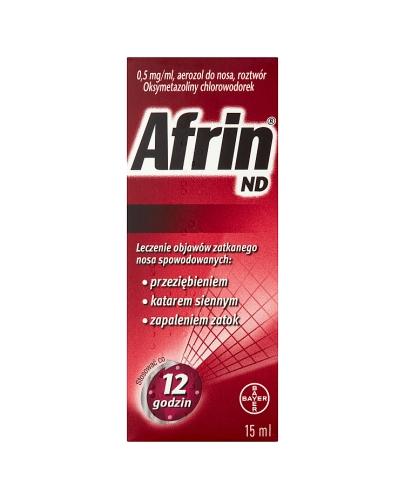 AFRIN ND Aerozol do nosa 0,5 mg/ml - 15 ml  zdjęcie
