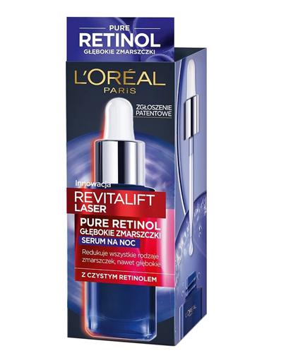L'Oreal Paris Revitalift Laser Pure Retinol Przeciwzmarszczkowe serum do twarzy na noc - 30 ml - cena, opinie, właściwości zdjęcie