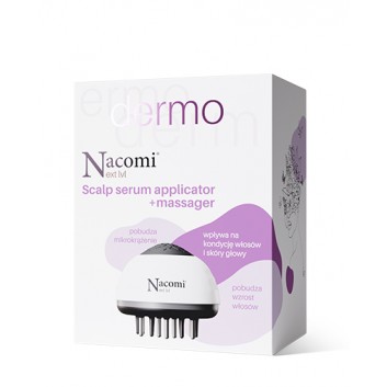 NACOMI Next lvl DERMO Aplikator serum do skóry głowy + masażer, 1 sztuka