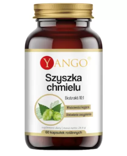 Yango Szyszka chmielu ekstrakt, kapsułki, 60 sztuk zdjęcie