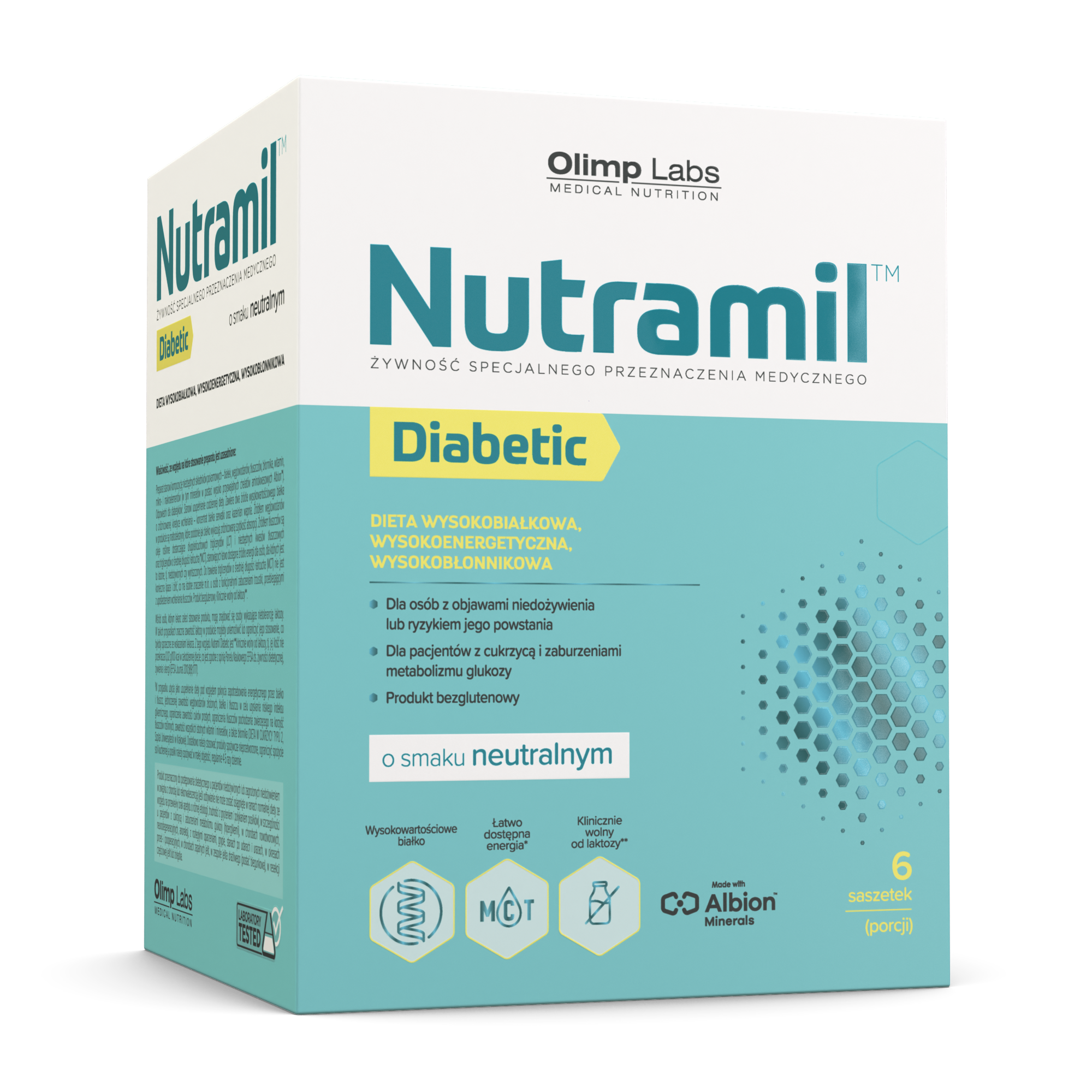 Nutramil Diabetic neutral, 6 saszetek zdjęcie