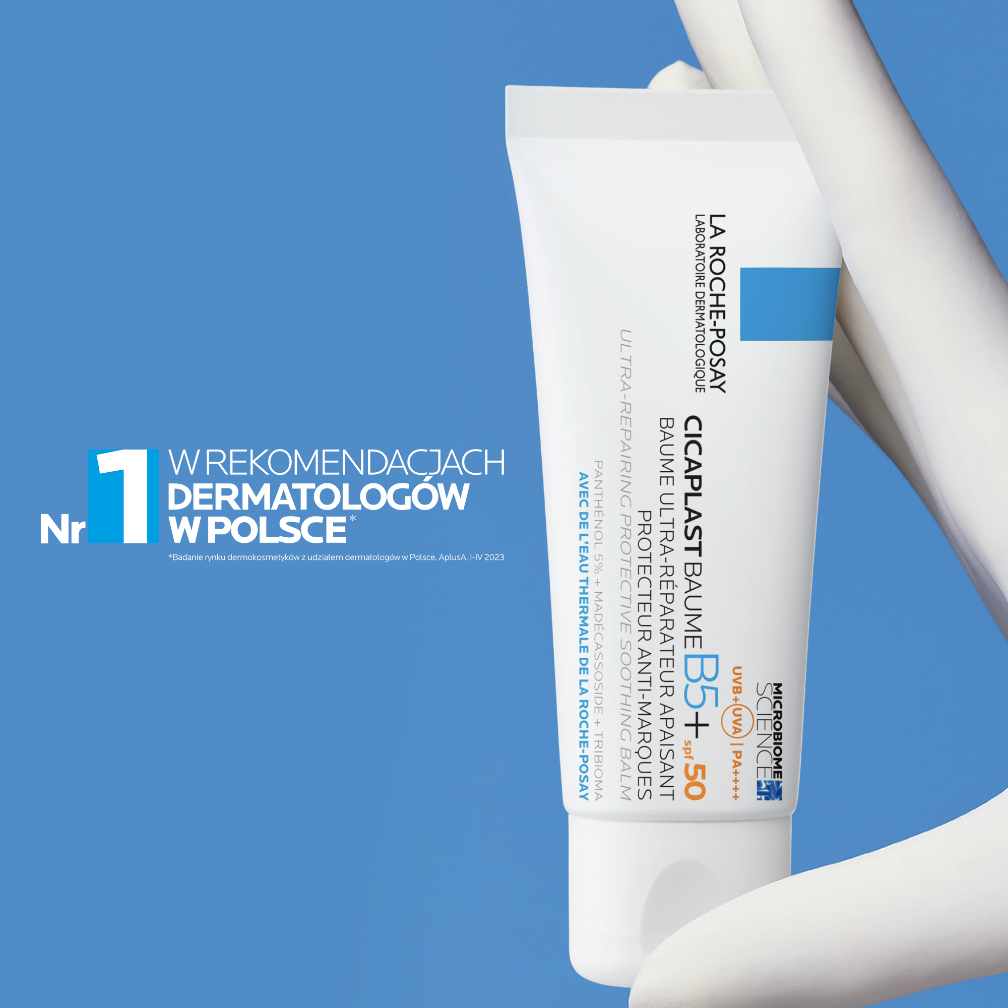La Roche-Posay Cicaplast Baume B5+ SPF50, krem dla skóry wrażliwej, 40 ml