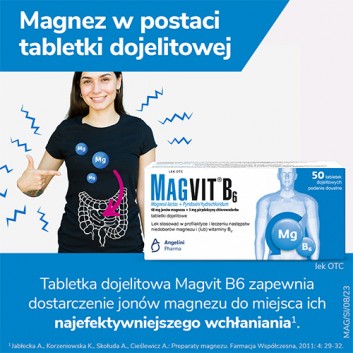 Magvit B6, tabletki dojelitowe, 50 sztuk