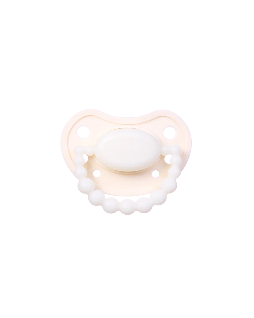LUU Kids Smoczek pozycjonujący American Cream Glow 6m +, 1 sztuka