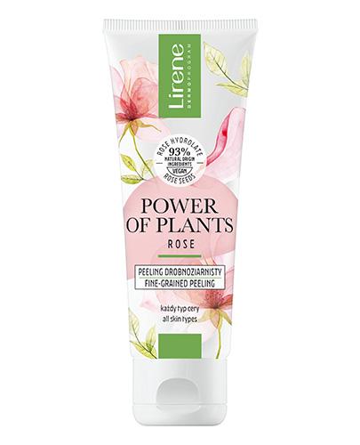 Lirene POWER OF PLANTS RÓŻA Peeling drobnoziarnisty, 75 ml zdjęcie