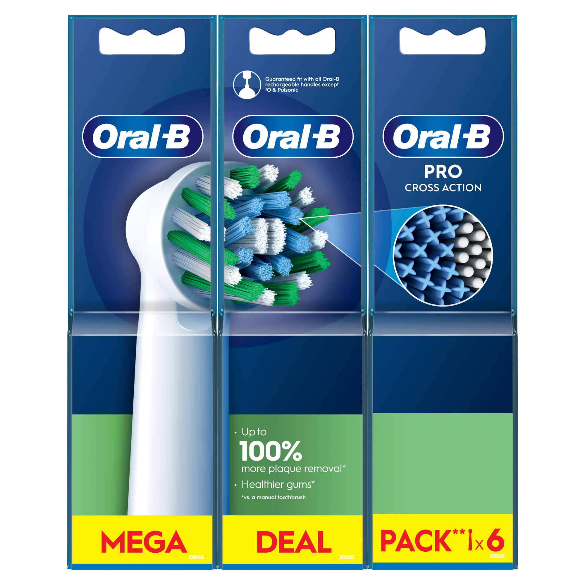 Oral-B Pro Cross Action Końcówki do szczoteczek elektrycznych, 6 sztuk zdjęcie