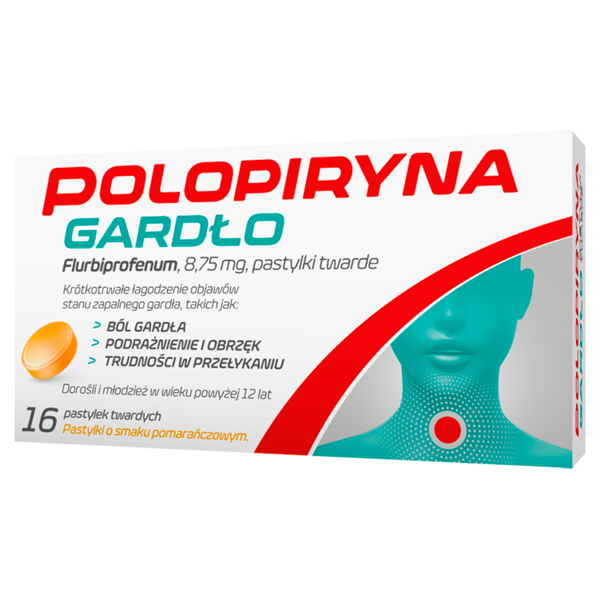 Polopiryna Gardło 8,75 mg 16 pastylek zdjęcie