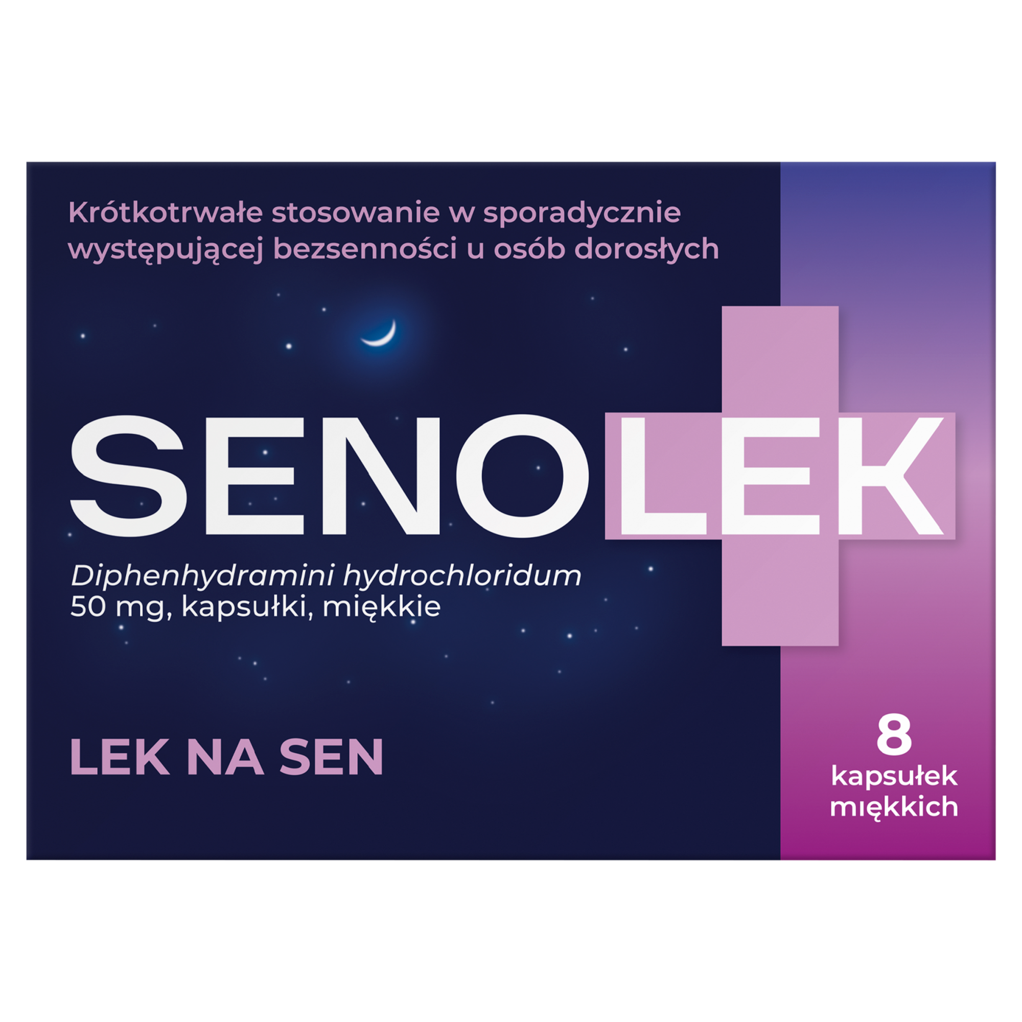 Senolek, 50 mg, kapsułki miękkie, 8 sztuk zdjęcie