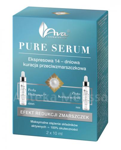 AVA PURE SERUM Ekspresowa 14-dniowa kuracja przeciwzmarszczkowa, 2x10 ml zdjęcie