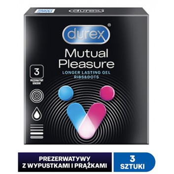 Durex Mutual Pleasure prezerwatywy 3 sztuki