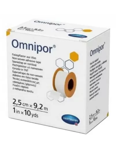 Hartmann Omnipor przylepiec hipoalergiczny 2,5 cm x 9,2 m 1 sztuka zdjęcie