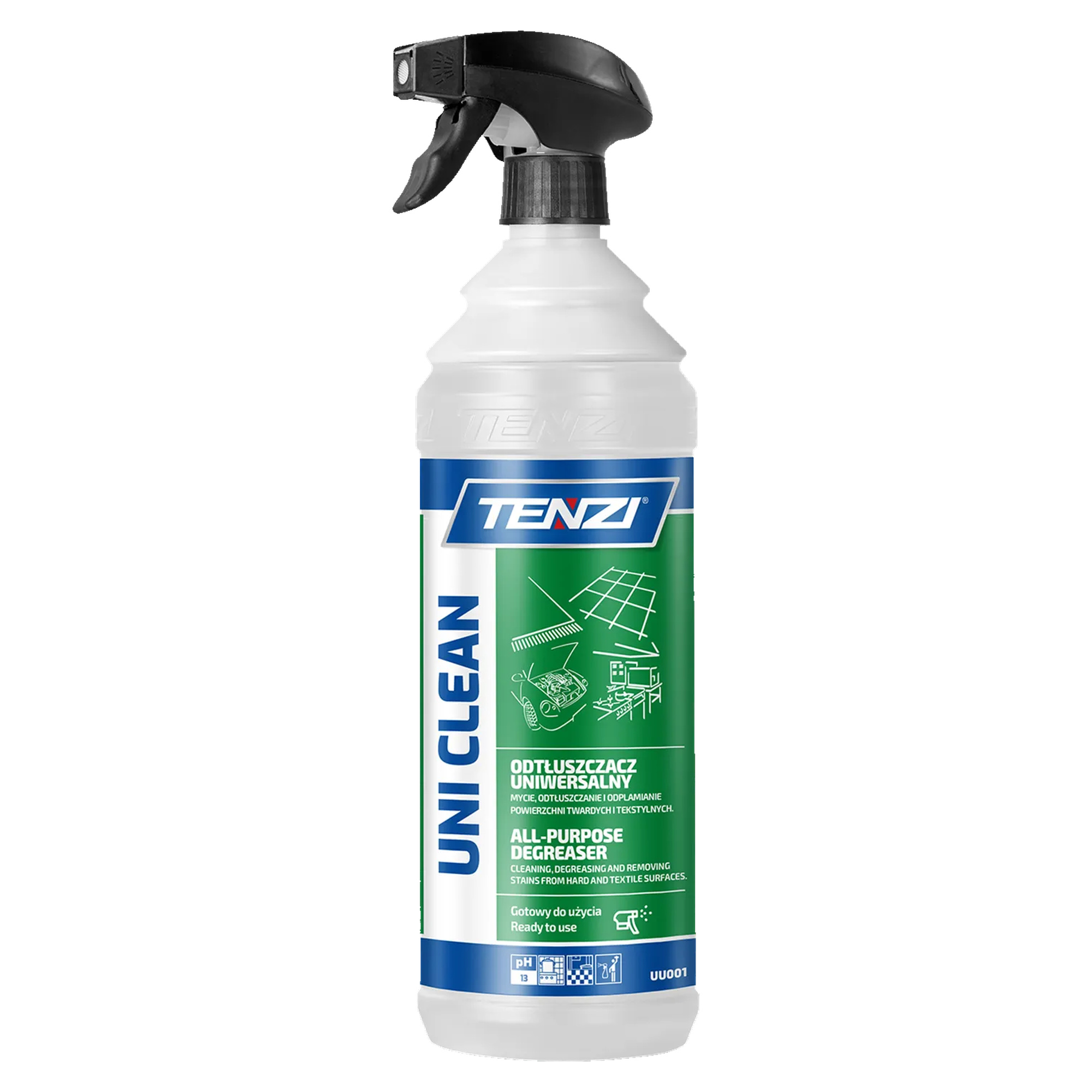 Tenzi UNI Clean Płyn odtłuszczający, 1 litr