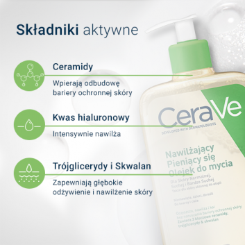 CeraVe nawilżający pieniący się olejek do mycia 473 ml