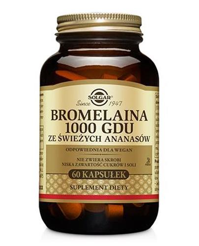 Solgar Bromelaina 1000 GDU - 60 kapsułek zdjęcie