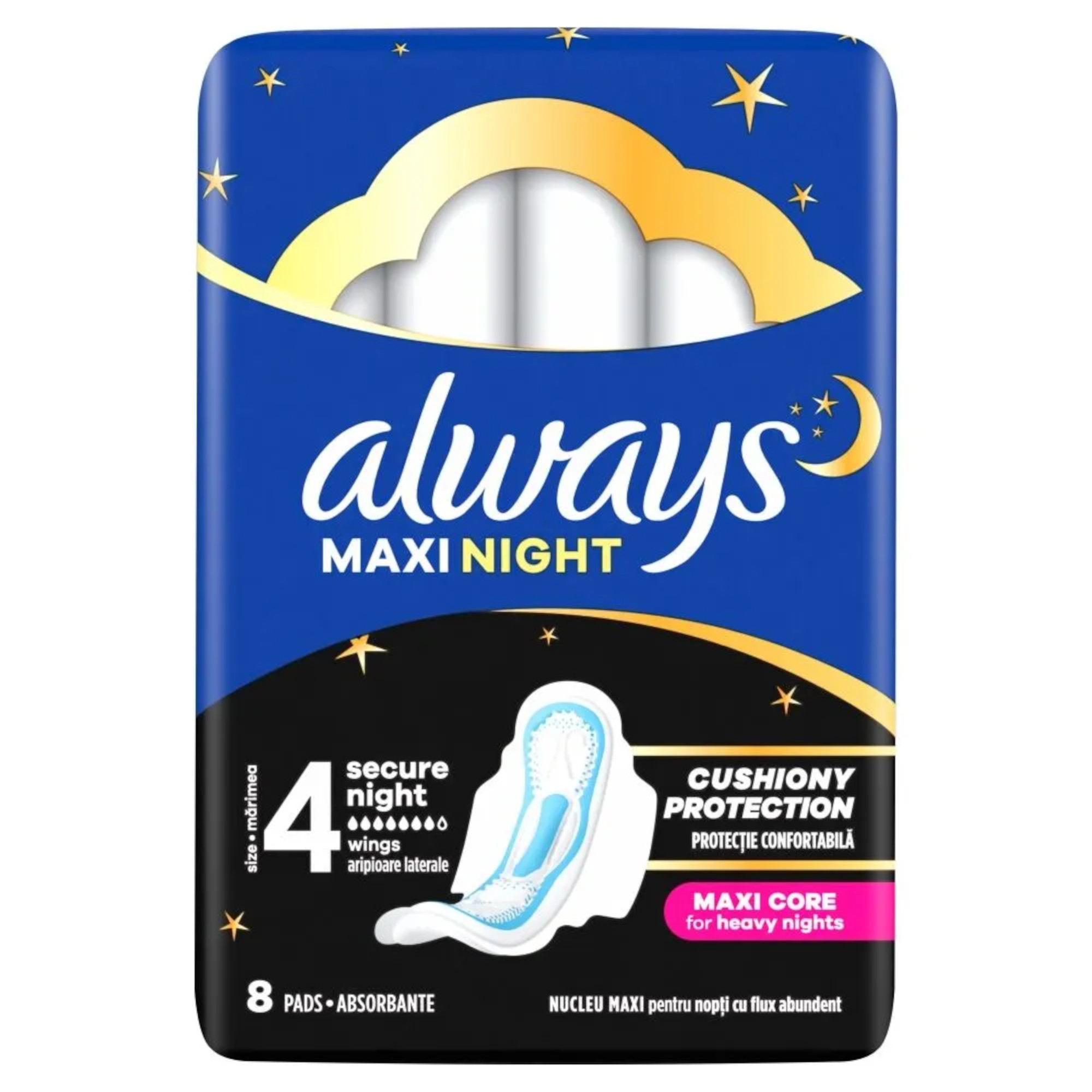 Always Classic Podpaski ze skrzydełkami Night, 8 sztuk zdjęcie