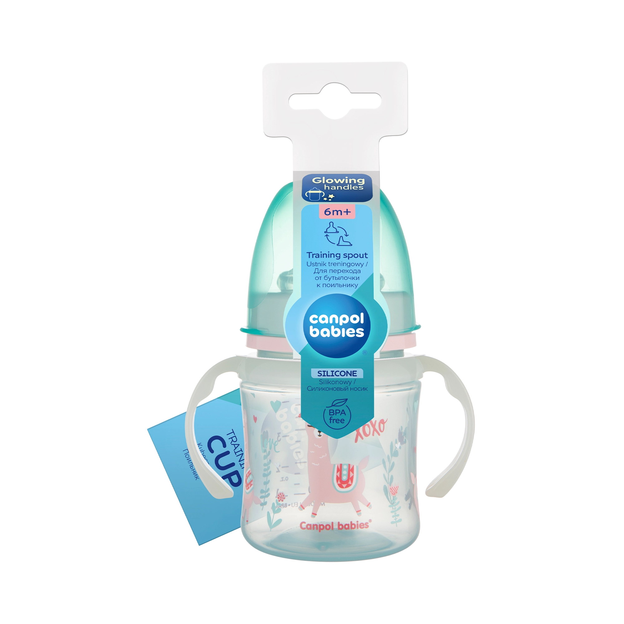 Canpol Babies EasyStart Sweet Fun kubek treningowy zielony 120 ml [35/207] zdjęcie