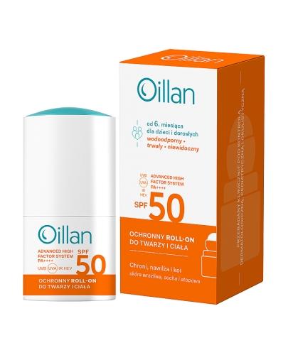 Oillan Sun ochronny roll-on do twarzy i ciała SPF 50+ 50 ml zdjęcie