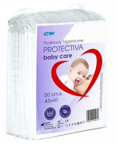 Protectiva Baby Care Podkłady higieniczne 45 x 60, 50 sztuk  zdjęcie