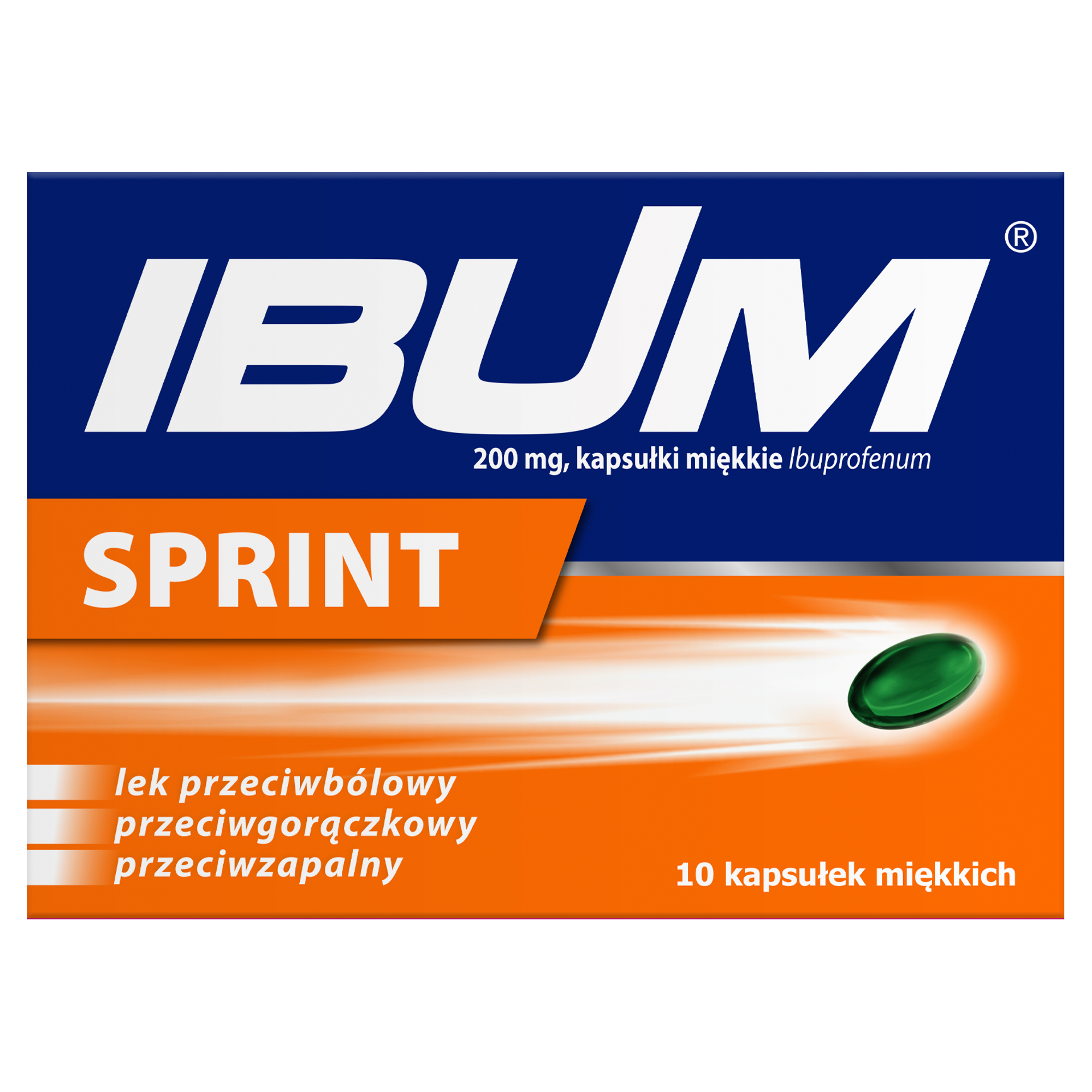  Ibum Sprint 200 mg, 10 kapsułek miękkich zdjęcie