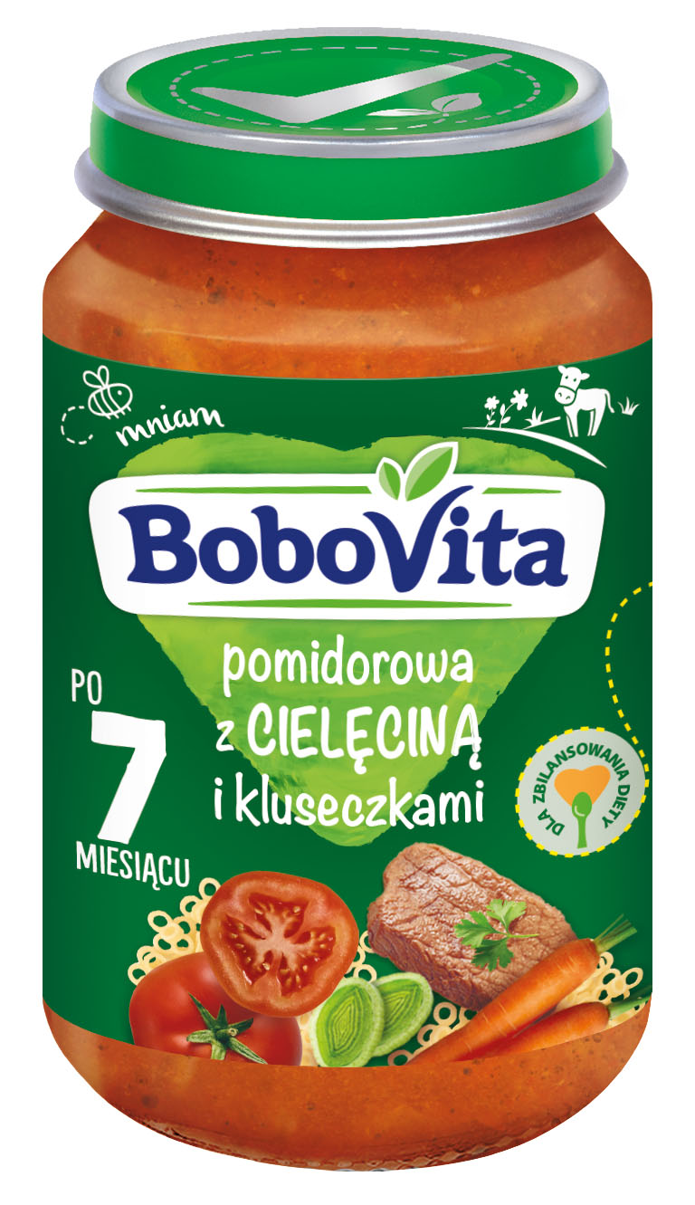 Pomidorowa z cielęciną i kluseczkami po 7. miesiącu, 190 g zdjęcie