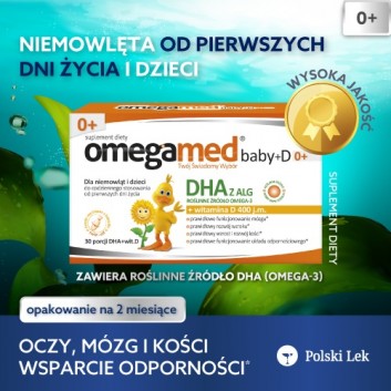 Omegamed Baby+D 0+ 30 kapsułek
