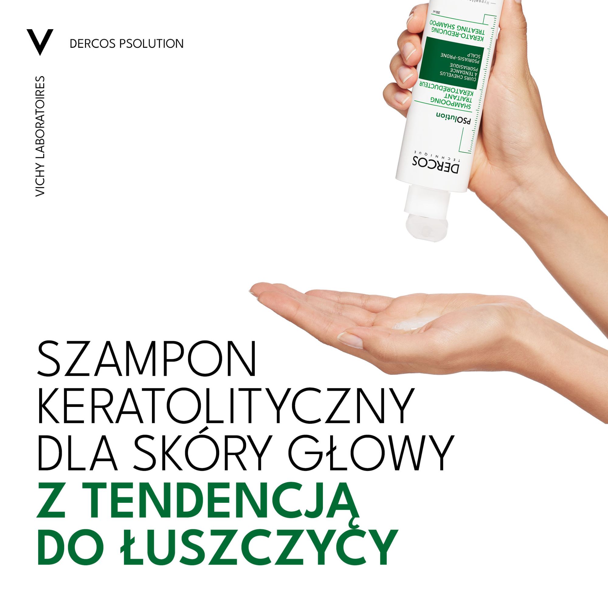 Vichy Dercos PSOlution, szampon keratolityczny dla skóry głowy z tendencją do łuszczycy, 200 ml