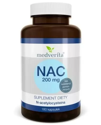 Medverita NAC 200 mg 180 kapsułek zdjęcie